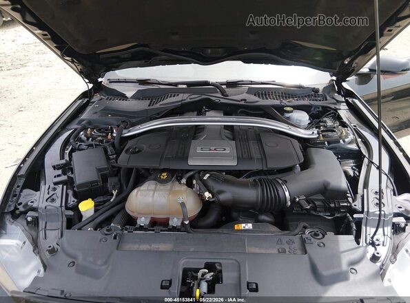 1FA6P8CF8J5146953 2018 FORD MUSTANG Gray Հետևի տեսք