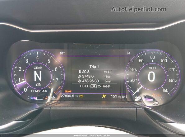 1FA6P8CF8M5126481 2021 FORD MUSTANG Silver Vista de los asientos traseros