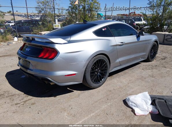 1FA6P8CF8M5126481 2021 FORD MUSTANG Silver Trasero derecho