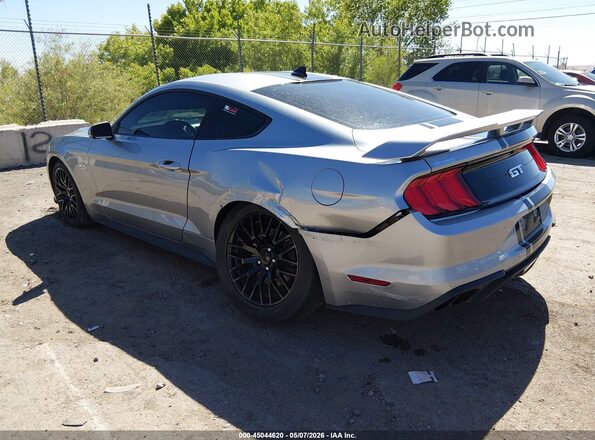 1FA6P8CF8M5126481 2021 FORD MUSTANG Silver Trasero izquierdo