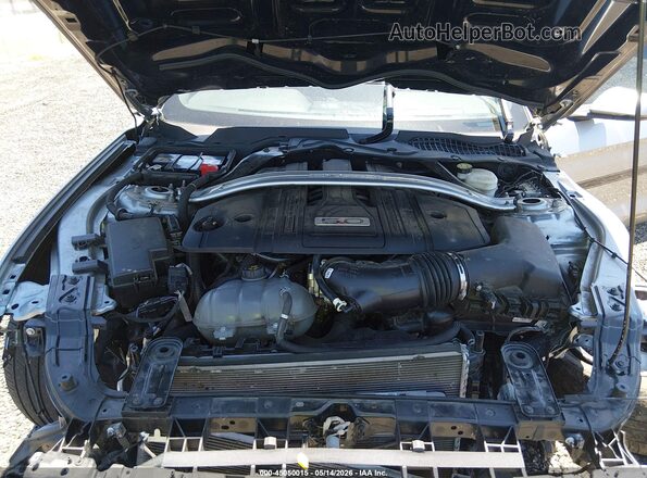 1FA6P8CF8M5128361 2021 FORD MUSTANG Silver Вид ззаду