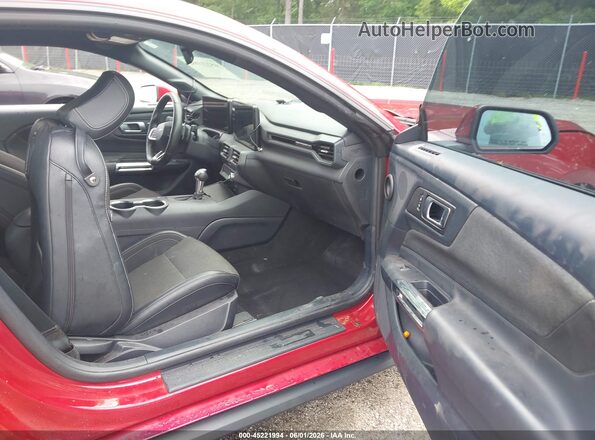 1FA6P8CF8R5419000 2024 FORD MUSTANG Red Vista interior delantera