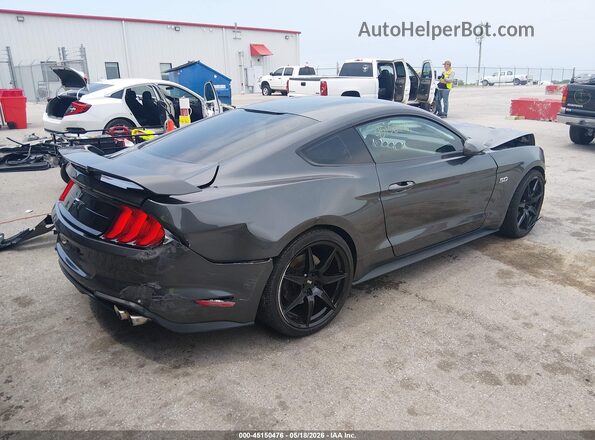 1FA6P8CF9J5103447 2018 FORD MUSTANG Серый Задняя правая четверть