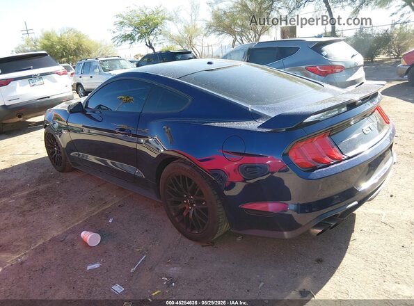 1FA6P8CF9L5130568 2020 FORD MUSTANG Синий Задняя левая четверть