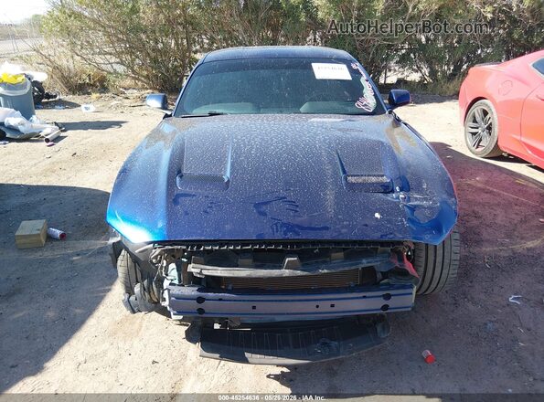 1FA6P8CF9L5130568 2020 FORD MUSTANG Синий Вид щитка приборов