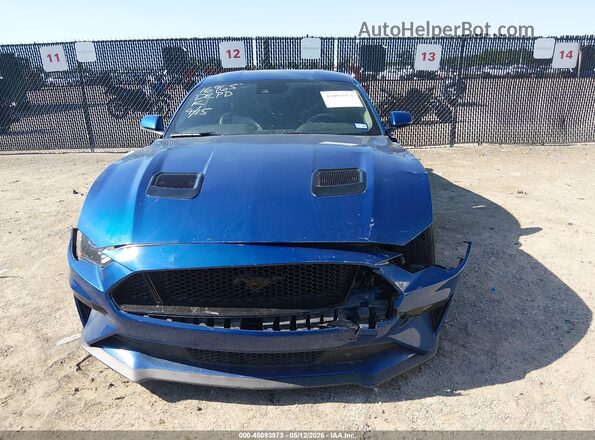 1FA6P8CF9N5133635 2022 FORD MUSTANG Blue Widok zestawu wskaźników