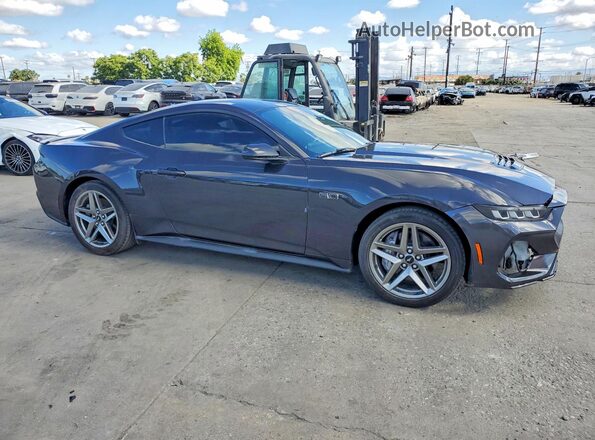 1FA6P8CF9R5424321 2024 FORD MUSTANG Charcoal Передня права чверть