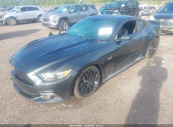 1FA6P8CFXG5207891 2016 FORD MUSTANG Зеленый Передняя левая четверть