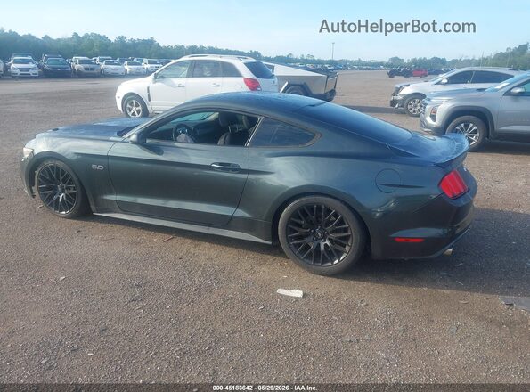 1FA6P8CFXG5207891 2016 FORD MUSTANG Зеленый Задняя левая четверть