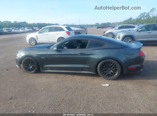 1FA6P8CFXG5207891 2016 FORD MUSTANG Зеленый Панорамный вид салона 360°