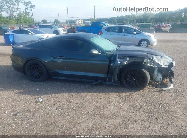 1FA6P8CFXG5207891 2016 FORD MUSTANG Зеленый Вид задней части салона