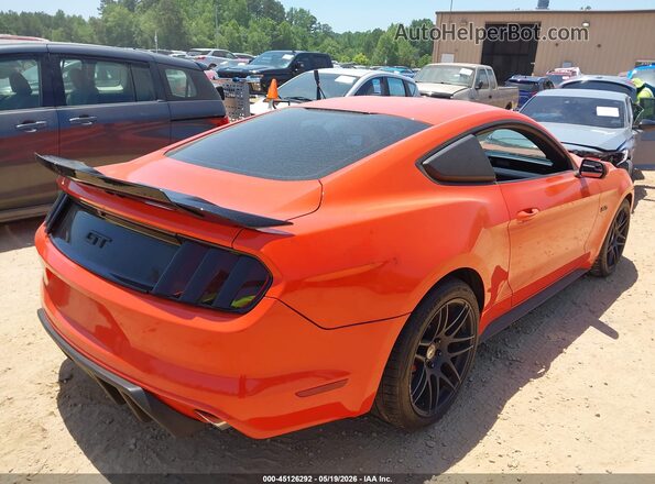 1FA6P8CFXG5322572 2016 FORD MUSTANG Orange Tył prawy