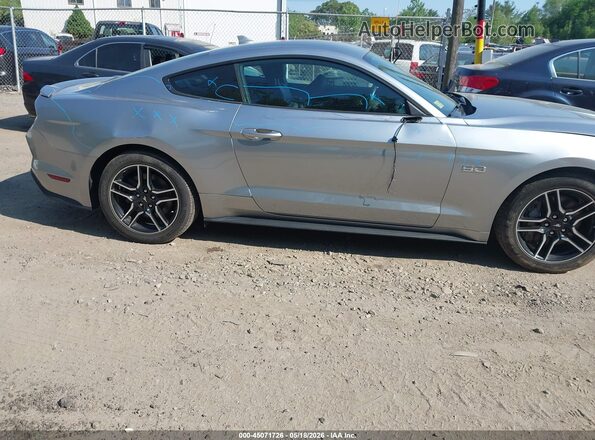 1FA6P8CFXM5151575 2021 FORD MUSTANG Silver Սալոնի հետևի տեսք