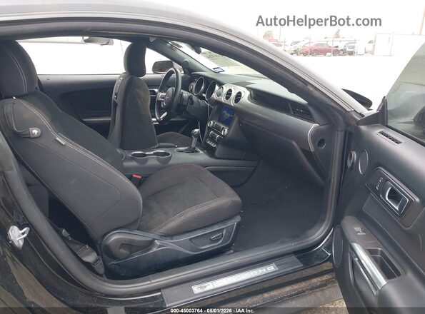 1FA6P8CFXM5152676 2021 FORD MUSTANG Black Widok wnętrza z przodu