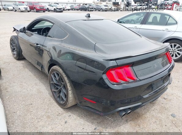 1FA6P8CFXM5152676 2021 FORD MUSTANG Black Tył lewy