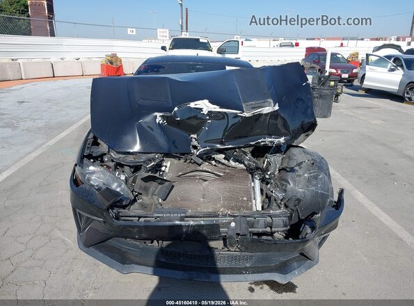 1FA6P8CFXN5106539 2022 FORD MUSTANG Черный Вид спереди