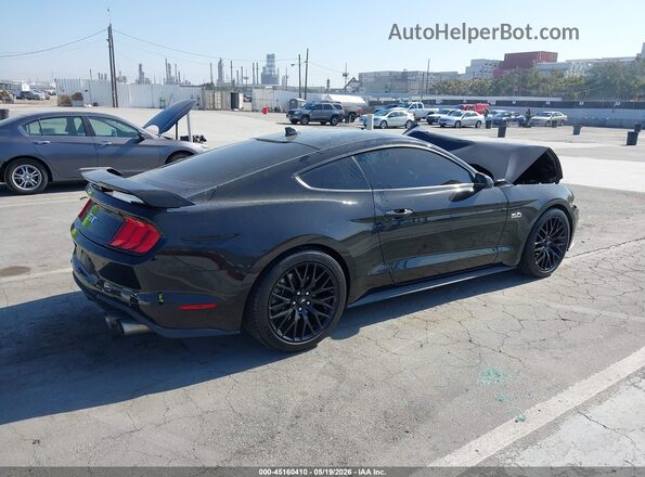 1FA6P8CFXN5106539 2022 FORD MUSTANG Черный Задняя правая четверть