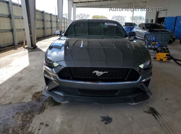 1FA6P8CFXN5115080 2022 FORD MUSTANG Gray Вид спереду