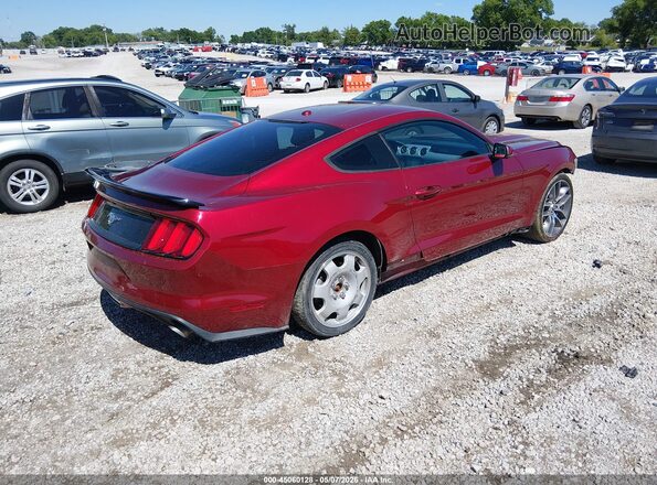 1FA6P8TH0G5201261 2016 FORD MUSTANG Red Задня права чверть