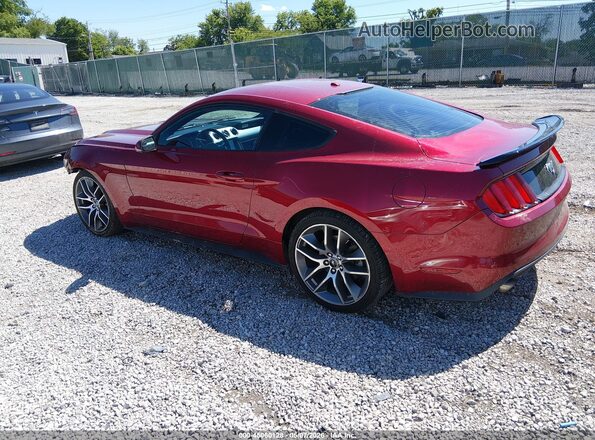 1FA6P8TH0G5201261 2016 FORD MUSTANG Red Задня ліва чверть
