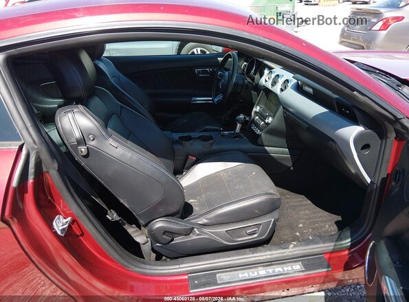 1FA6P8TH0G5201261 2016 FORD MUSTANG Red Вид салону спереду