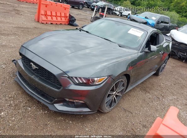 1FA6P8TH0G5232106 2016 FORD MUSTANG Серый Передняя левая четверть