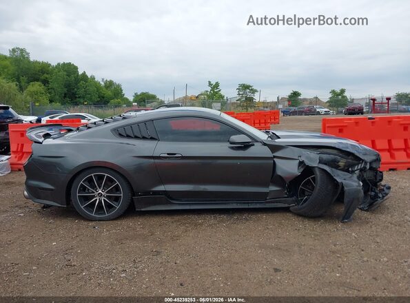1FA6P8TH0G5232106 2016 FORD MUSTANG Серый Вид задней части салона