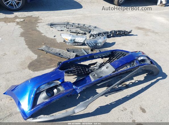 1FA6P8TH0G5261377 2016 FORD MUSTANG Blue Instrument cluster view