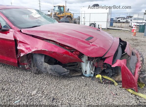 1FA6P8TH0J5145085 2018 FORD MUSTANG Темно-бордовый Вид спереди