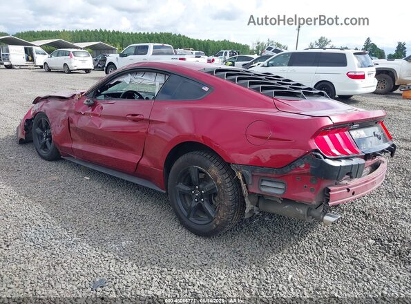 1FA6P8TH0J5145085 2018 FORD MUSTANG Темно-бордовый Задняя левая четверть