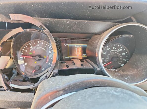 1FA6P8TH0L5136731 2020 FORD MUSTANG Черный Вид щитка приборов
