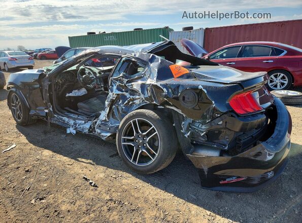 1FA6P8TH0L5136731 2020 FORD MUSTANG Черный Задняя левая четверть
