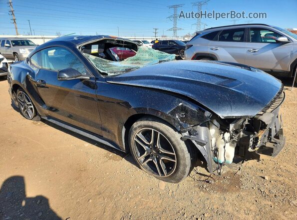 1FA6P8TH0L5136731 2020 FORD MUSTANG Черный Передняя правая четверть