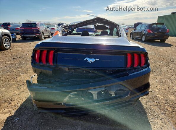 1FA6P8TH0L5136731 2020 FORD MUSTANG Черный Вид сзади