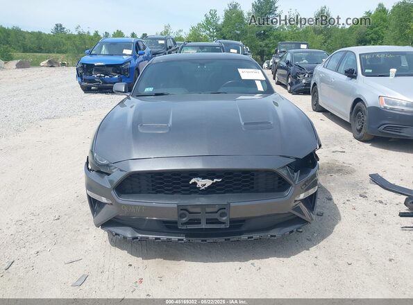 1FA6P8TH1J5167466 2018 FORD MUSTANG Gray Vista interior trasera