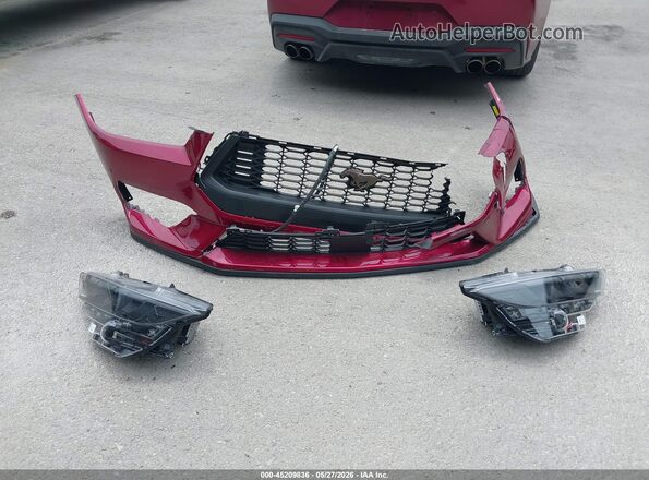1FA6P8TH1T5106797 2026 FORD MUSTANG Red Вид щитка приладів