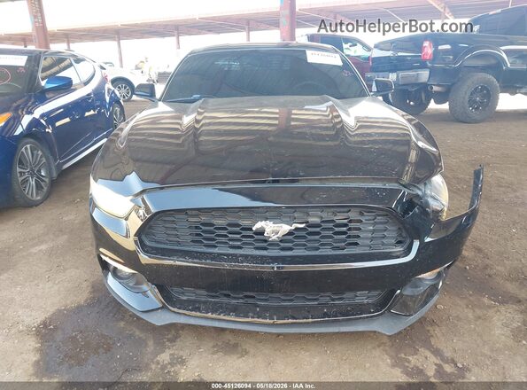 1FA6P8TH2G5237596 2016 FORD MUSTANG Черный Вид щитка приборов