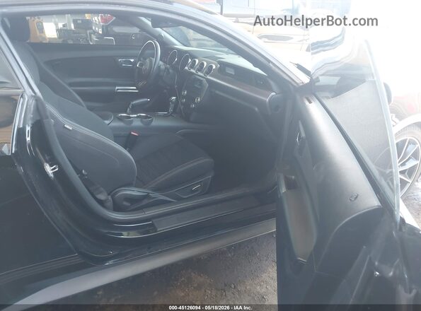 1FA6P8TH2G5237596 2016 FORD MUSTANG Черный Вид салона спереди
