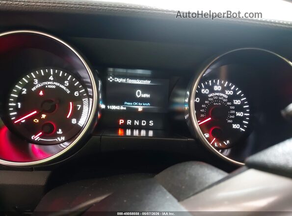 1FA6P8TH2K5166232 2019 FORD MUSTANG Gray Вид задніх сидінь