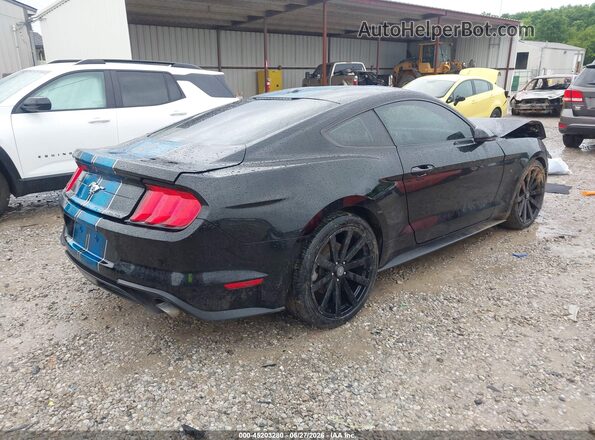 1FA6P8TH2K5194001 2019 FORD MUSTANG Black Задня права чверть