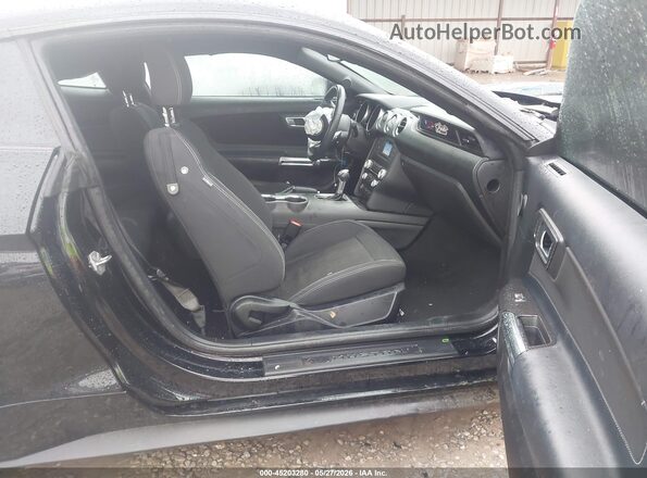 1FA6P8TH2K5194001 2019 FORD MUSTANG Black Вид салону спереду