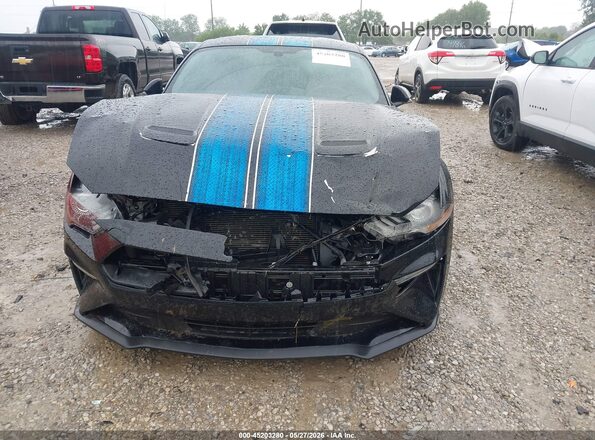 1FA6P8TH2K5194001 2019 FORD MUSTANG Black Вид спереду