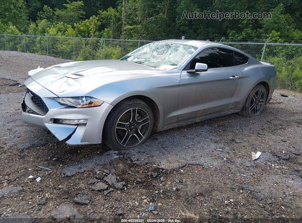 1FA6P8TH2P5105499 2023 FORD MUSTANG Серебряный Передняя левая четверть