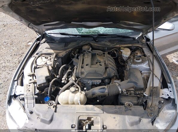 1FA6P8TH2P5105499 2023 FORD MUSTANG Серебряный Вид сзади