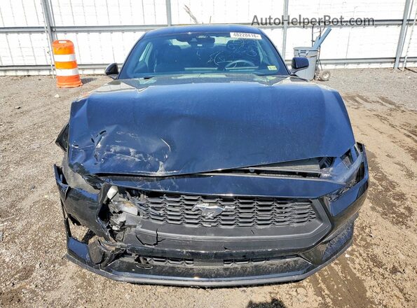 1FA6P8TH2R5139834 2024 FORD MUSTANG Черный Вид спереди
