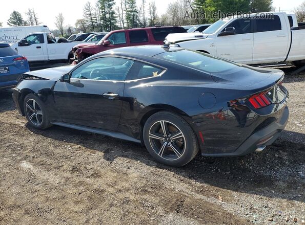 1FA6P8TH2R5139834 2024 FORD MUSTANG Черный Задняя левая четверть