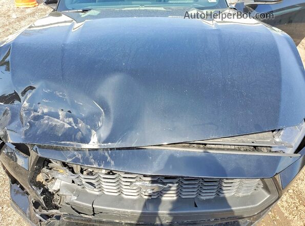 1FA6P8TH2R5139834 2024 FORD MUSTANG Черный Вид задней части салона