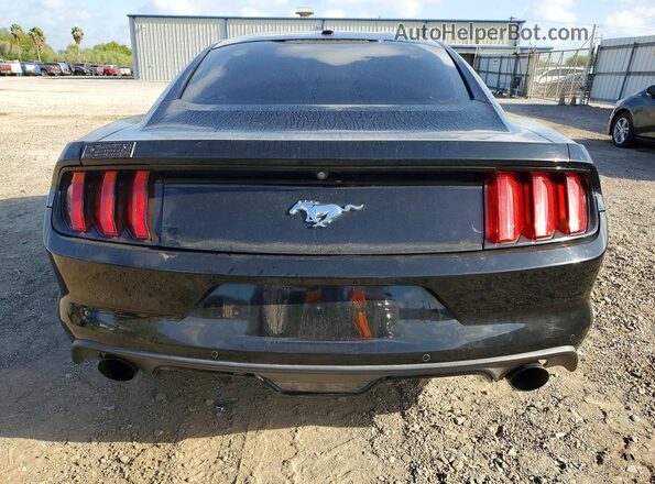 1FA6P8TH3G5289853 2016 FORD MUSTANG Black უკანა ხედი