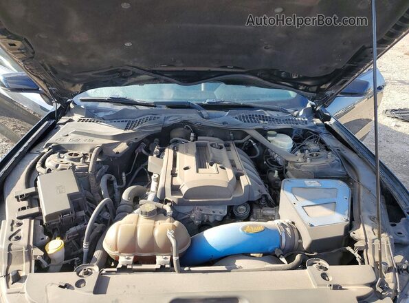 1FA6P8TH3G5289853 2016 FORD MUSTANG Black უკანა სალონის ხედი