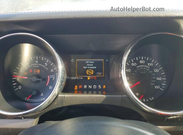 1FA6P8TH3G5289853 2016 FORD MUSTANG Black ხელსაწყოთა პანელის ხედი